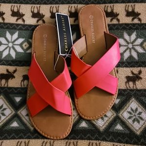 Charles Albert Hot Pink Sandals Size 10/11